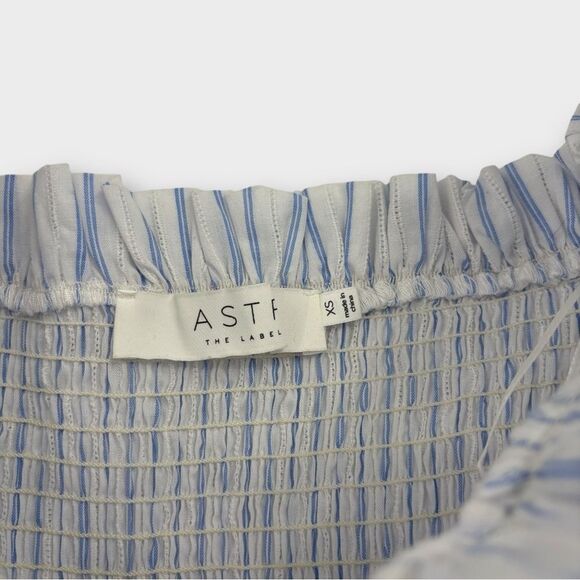 Anthropologie ASTR the Label Shelby Striped Off-The-Shoulder Top Size XS NWT - Picture 7 of 10